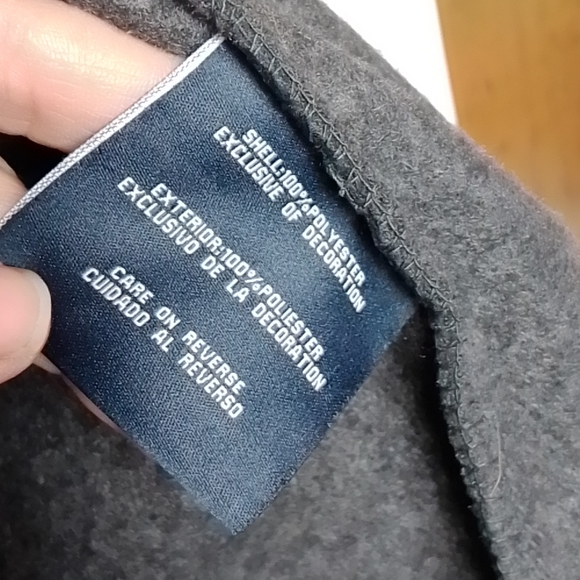 Tommy Hilfiger full zip fleece Black & gray Large - Picture 7 of 8